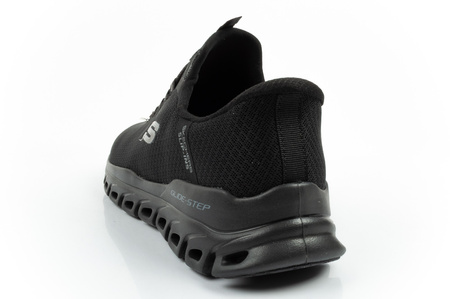 Skechers Herren-Sneaker Glide-Step, bequeme und leichte schwarze Slipper