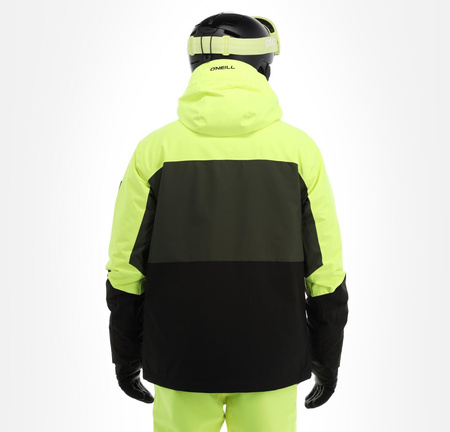 O'Neill Herren Wintersportjacke Carbonite Snowboard Ski 10K Grün Schwarz