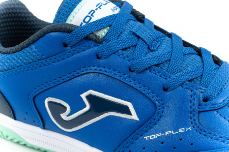 Joma Top Flex 2604 Fußballschuhe für Kinder, für die Halle, blau