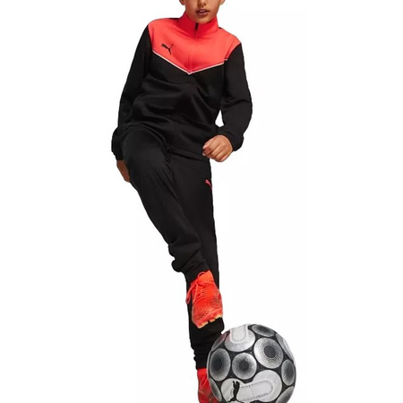 Puma Kinder Jungen Sport-Trainingsanzug [657535 53], Schwarz.