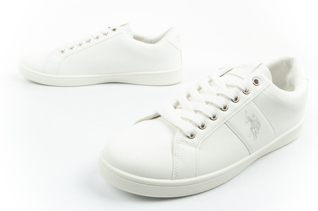 U.S. Polo Assn. Herren-Sneaker, modisch, weiß, bequem