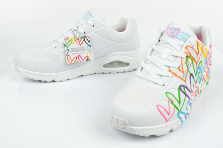 Skechers Uno Damen-Sportschuhe [177981/WMLT] weiß.