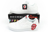 Skechers Palmilla Rolling Stones Herren-Sportschuhe [210748/WHT], weiß.