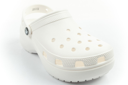 Crocs Klassische Plateau-Clog-Sandalen für Damen und Herren, Weiß, Unisex, modisch