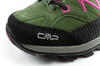 CMP Rigel Damen-Wanderschuhe aus Leder, robust, wasserdicht, knöchelhoch, Grün