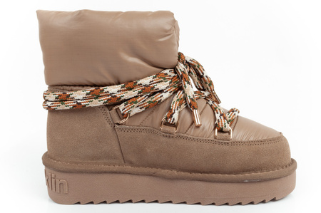 D.Franklin Damen-Winterschuhe [DFSH375003-TAUP], braun.