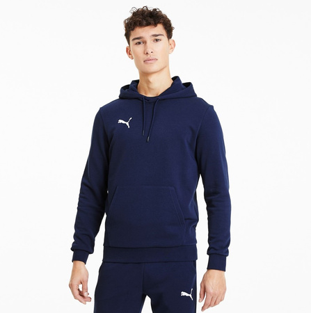 Puma Herren-Kapuzenpullover aus Baumwolle mit Kängurutasche in Marineblau