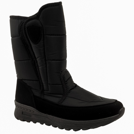Progress Herren-Winterstiefel, modische, gefütterte Stiefel mit Klettverschluss