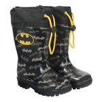 Perletti Batman Kinder-Gummistiefel [98326], Schwarz.