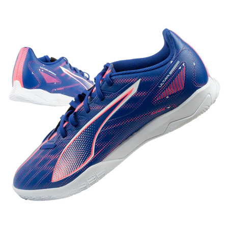 Puma Ultra 5 Play IT Herren-Hallenfußballschuhe, Lila, Marineblau