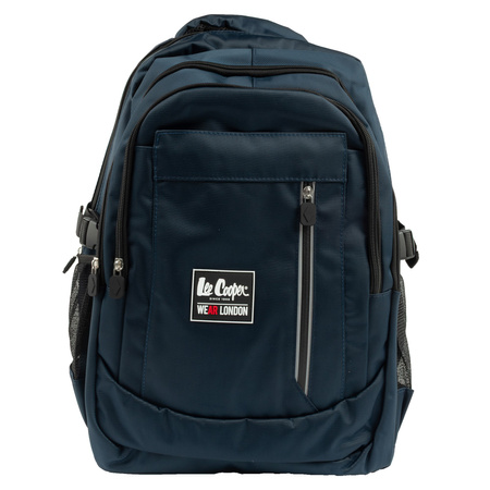 Lee Cooper Marineblauer klassischer Urban Sports Schulrucksack 22L