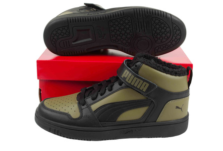 Puma Rebound Strap Herren Winterschuhe [386376 02] grün, schwarz.
