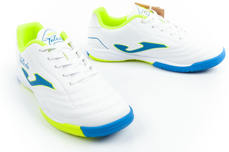 Joma Toledo JR 2602 Hallenfußballschuhe für Kinder, Weiß