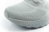 Skechers Bobs Squad Chaos Damen-Sneaker, leicht, modisch, Grau