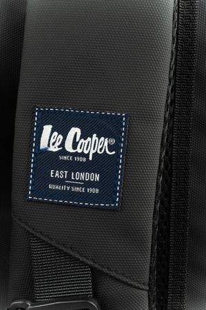 Lee Cooper 22L Großer Sportrucksack, Schwarz, Klassisch, Urban