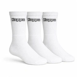 Kappa weiße lange Socken [34113IW 900] 3er-Pack