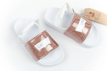 Levi's Pool S Mini Pink Glitter Kindersandalen