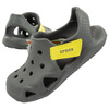 Crocs Swiftwater Kindersandalen [204021-08I] grau.