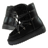 D. Franklin Damen Winterstiefel, modisches Fellfutter, isoliert, schwarzer High-Top