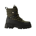 Lee Cooper Winterstiefeletten für Damen – gefüttert, in Khaki, mit Reißverschluss