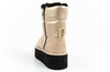 Karl Lagerfeld Thermo Damen Schneestiefel Stiefeletten mit Fell gold [KL48554 HGD]