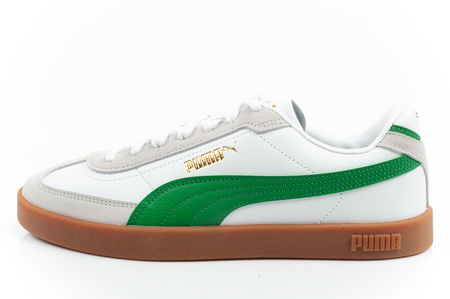 Puma Club II Era Herren-Sneaker, Leder, Weiß, Grau, Grün