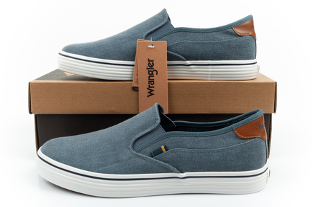 Wrangler Calypso Slip-On Herren-Sneaker, Blau