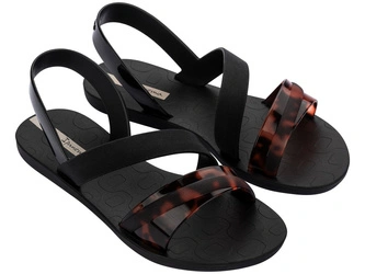 Ipanema Damen-Sandalen „Vibrant Sandal Fem“, modisch, bequem, Schwarz, Braun