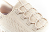 Skechers Glide-Step Damen-Sneaker, bequeme Slipper in Ecru
