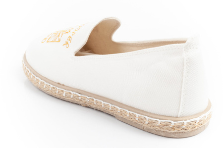 Lee Cooper Damen-Espadrille-Schuhe [LCW-24-47-2701L], weiß.