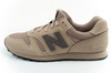 New Balance 373 Herren-Sneaker, modisches beiges Leder
