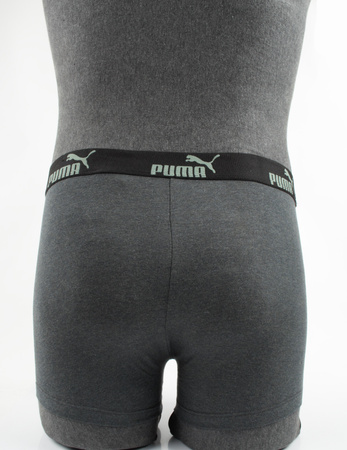 Puma Herren-Boxershorts, 9er-Pack, Schwarz, Grau, Khaki, Komfortable Baumwolle
