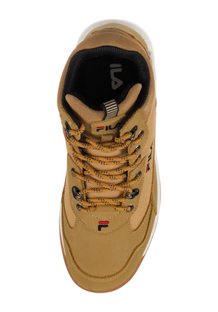 Fila Alpha Herren High-Top Sportschuhe, Herbst, Braunes Leder