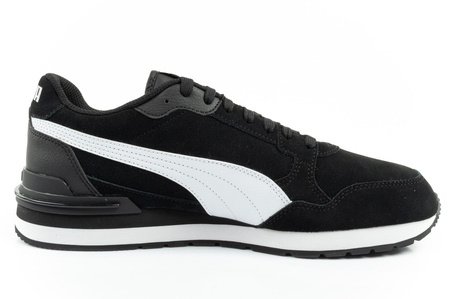 Puma ST Runner v4 Herren-Sneaker aus schwarzem Leder