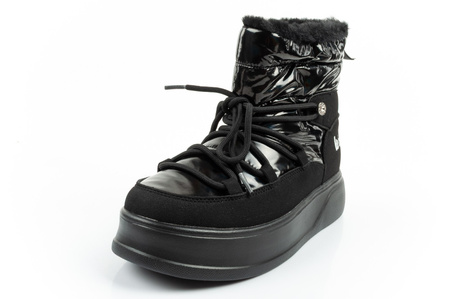 Lee Cooper Damen Winter-Wanderschuhe mit isoliertem Lackleder