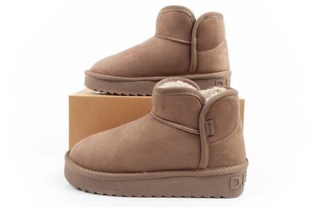 D. Franklin Damen-Winterstiefel, modische, pelzgefütterte, isolierte Stiefeletten in Braun