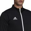 Adidas Entrada 22 [HB0573] Herren Sport Sweatshirt mit Reißverschluss, schwarz.