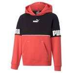 Puma Power Colorblock Kinder-Sweatshirt [670205 35] Orange-Koralle.