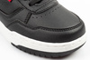 Levi's John SE Mid Kinder-Sneaker mit Klettverschluss in Schwarz