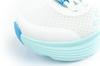 Skechers Max Cushioning [129470/WLB] Damen Sportschuhe zum Laufen, weiß und blau.