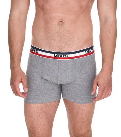 Levi's Boxershorts 5er-Pack Boxershorts Herren Schwarz Grau Baumwolle Mode
