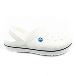 Crocs Herren-Clog-Sandalen mit Krokodilband, modisch und bequem, Weiß