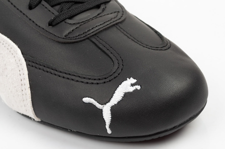 Puma Speedcat Herren-Sneaker aus schwarzem Leder