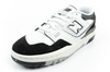 New Balance 550 Kinder-Sportschuhe, Leder-Sneaker, modisch, Schwarz-Weiß