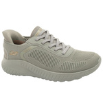 Skechers Bobs Squad Damen-Sneaker zum Hineinschlüpfen in Olivgrün