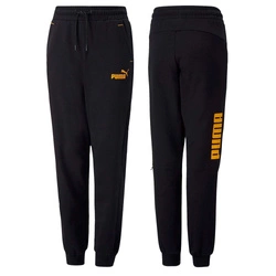Puma Power Kinder-Jogginghose [670100 51] Schwarz, Gelb.