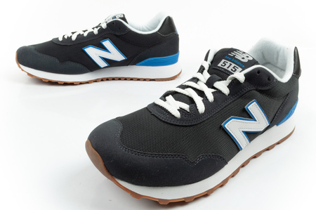 New Balance 515 Herren-Sneaker, modisch, bequem, Anthrazitgrau, Weiß