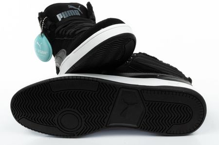 Puma Rebound Street Herren-Sneaker, Schwarz, gefüttert