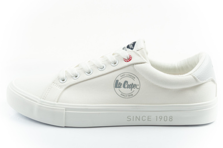 Lee Cooper Herren-Sneaker, modisches Weiß, bequem
