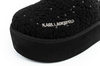 Karl Lagerfeld Thermo Damen Schneestiefel Stiefeletten mit Fell schwarz [KL48522W W0S]